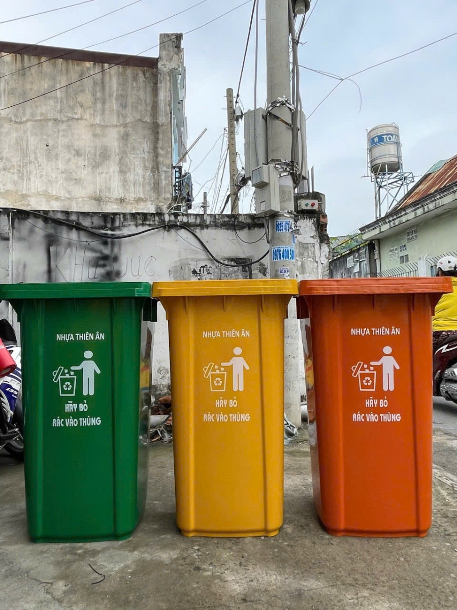 Chi Tiết Các Loại Thùng Rác Nhựa Phổ Biến Tại TP Huế Do Thiên Ân Plastic Cung Cấp