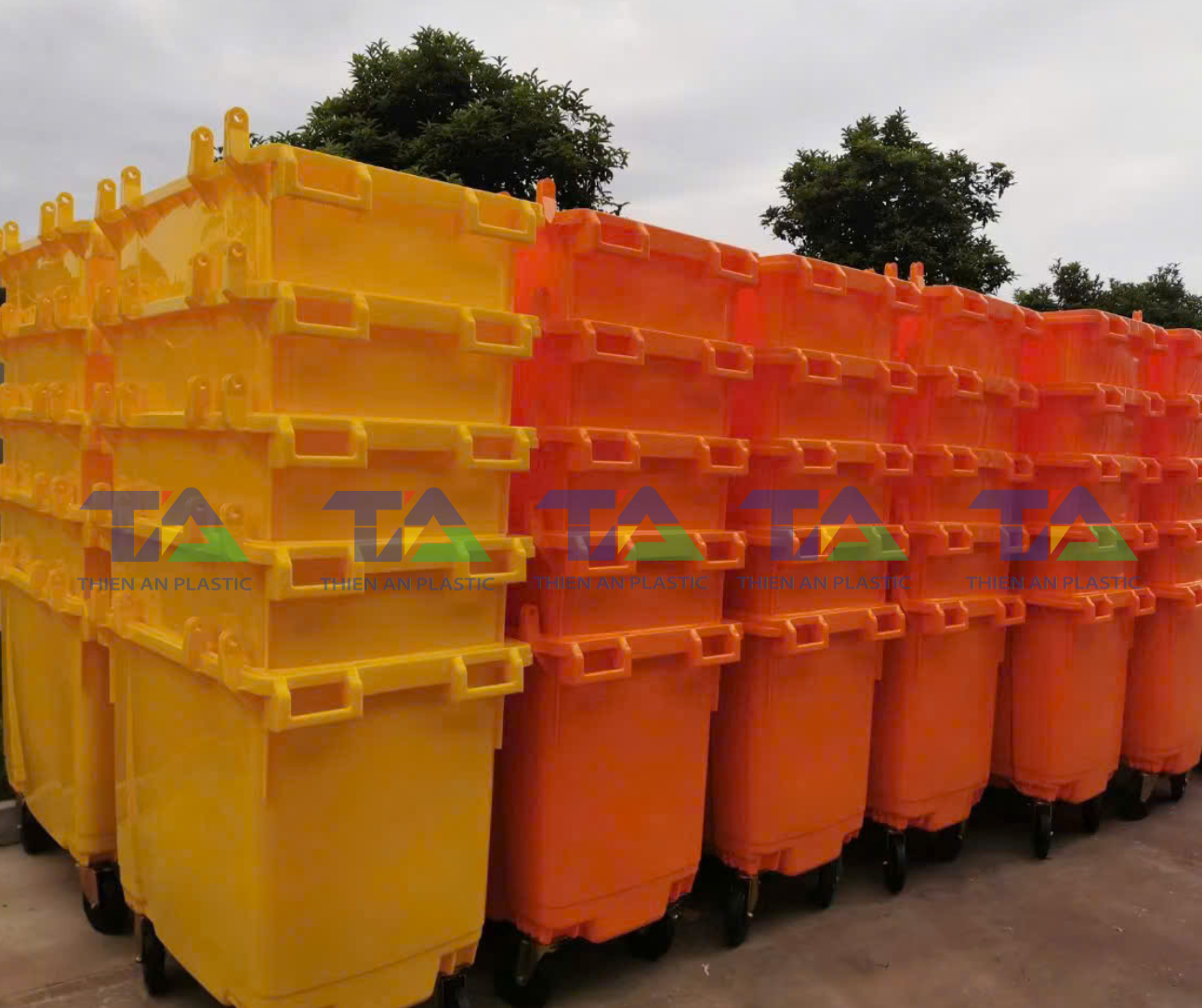 Thùng Rác Nhựa HDPE 660 Lít - Góc nhìn khác