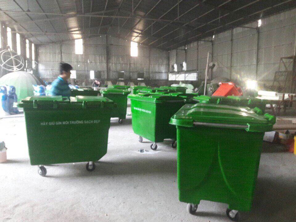 Thùng rác nhựa Composite 1000 lít