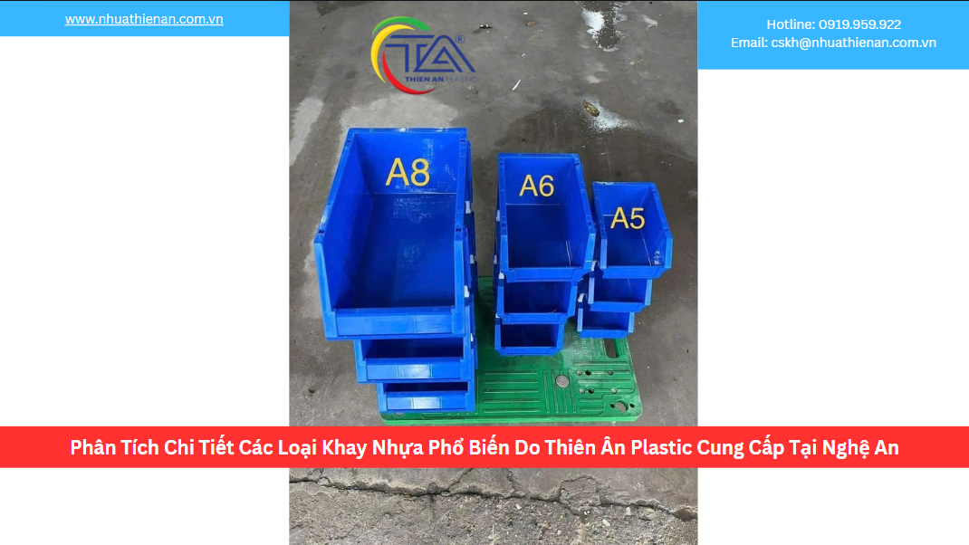 Phân Tích Chi Tiết Các Loại Khay Nhựa Phổ Biến Do Thiên Ân Plastic Cung Cấp Tại Nghệ An