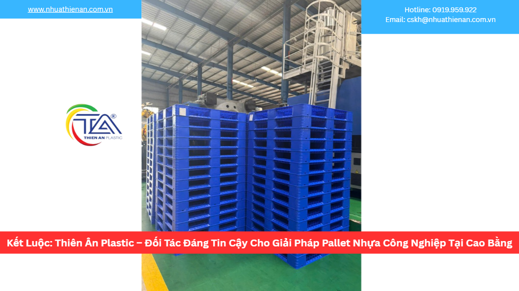 Kết Luộc: Thiên Ân Plastic – Đối Tác Đáng Tin Cậy Cho Giải Pháp Pallet Nhựa Công Nghiệp Tại Cao Bằng