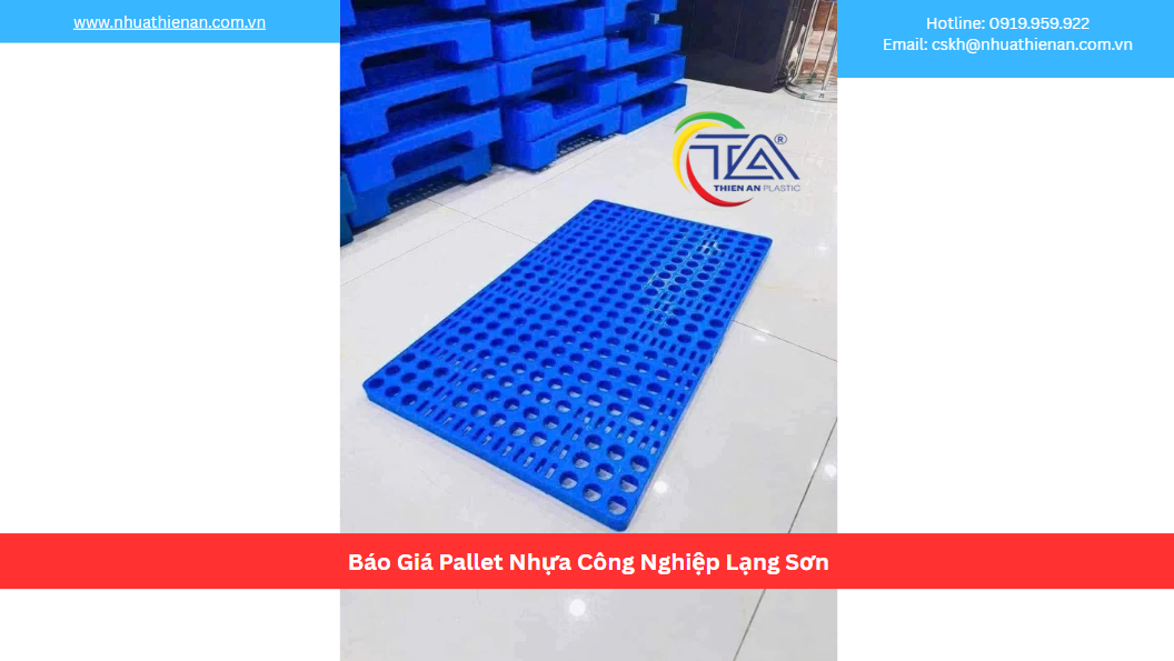 Báo Giá Pallet Nhựa Công Nghiệp Lạng Sơn