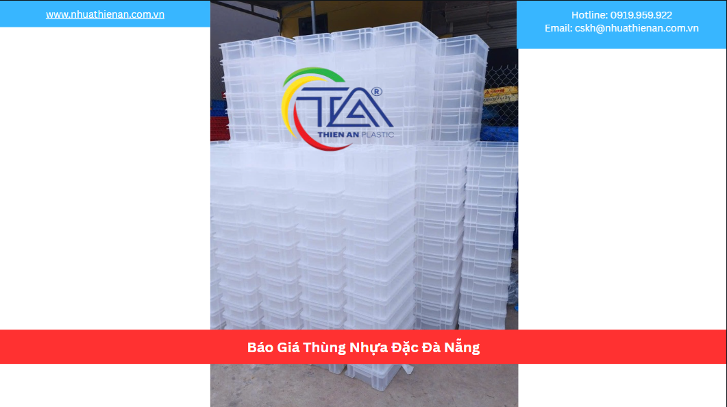 Báo Giá Thùng Nhựa Đặc Đà Nẵng