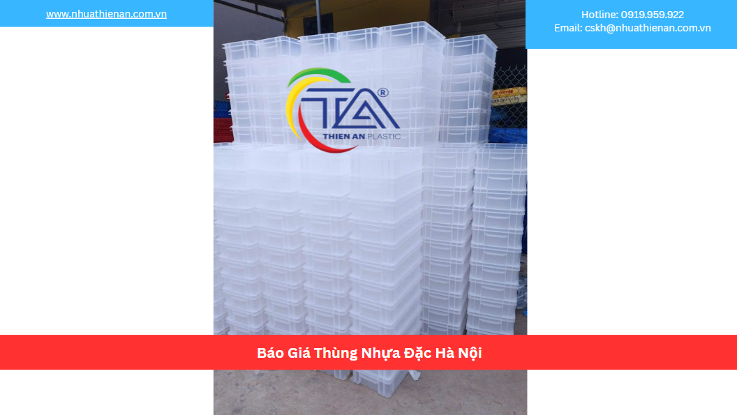 Báo Giá Thùng Nhựa Đặc Hà Nội