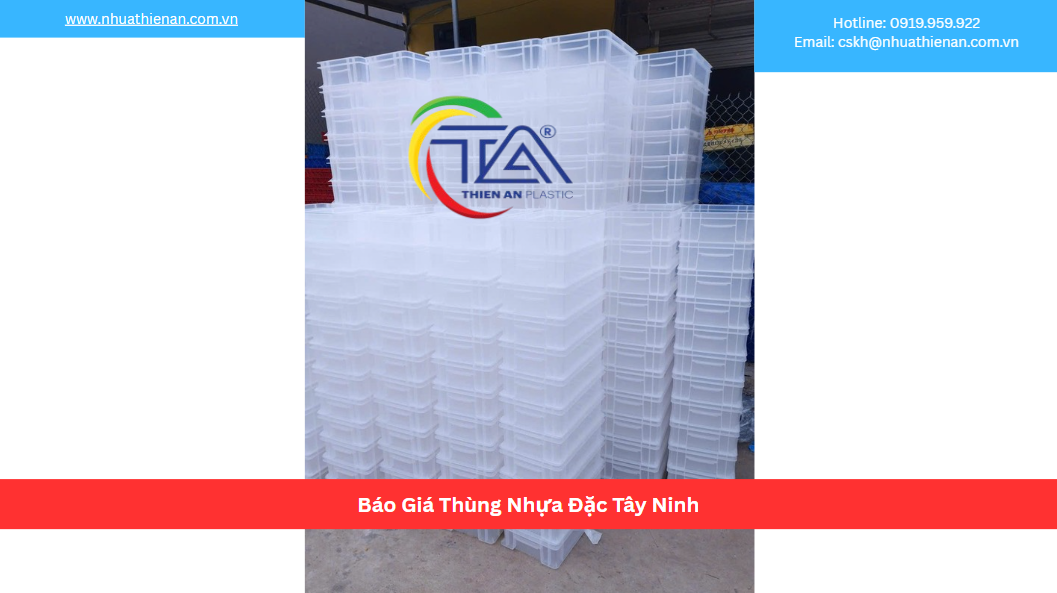 Báo Giá Thùng Nhựa Đặc Tây Ninh
