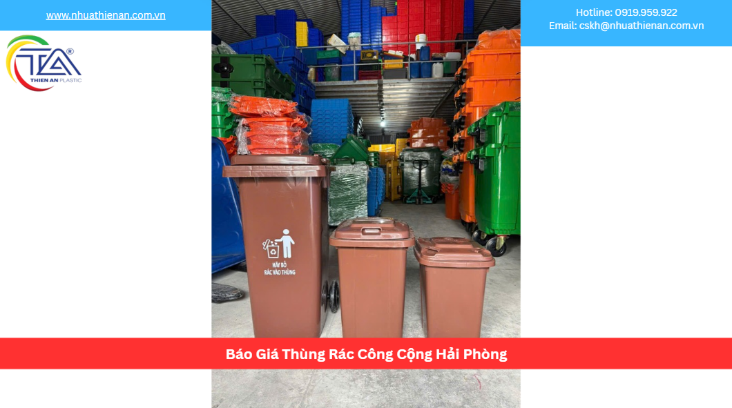 Báo Giá Thùng Rác Công Cộng Hải Phòng