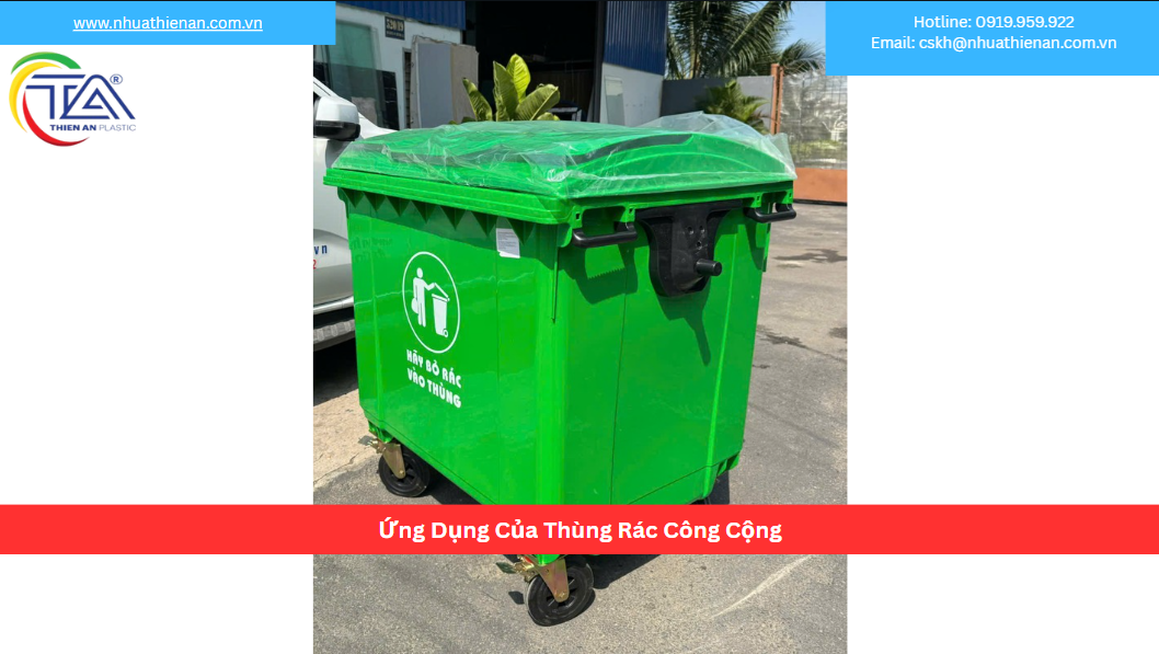 Ứng Dụng Của Thùng Rác Công Cộng