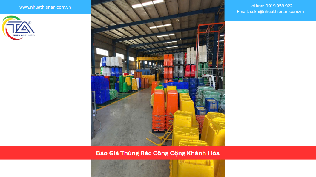 Báo Giá Thùng Rác Công Cộng Khánh Hòa