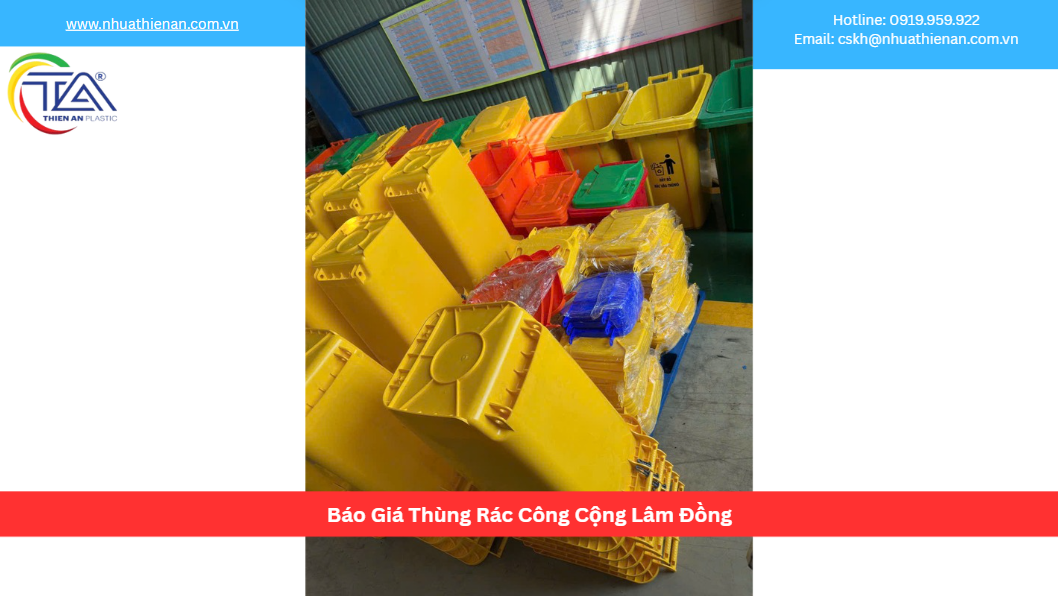 Báo Giá Thùng Rác Công Cộng Lâm Đồng