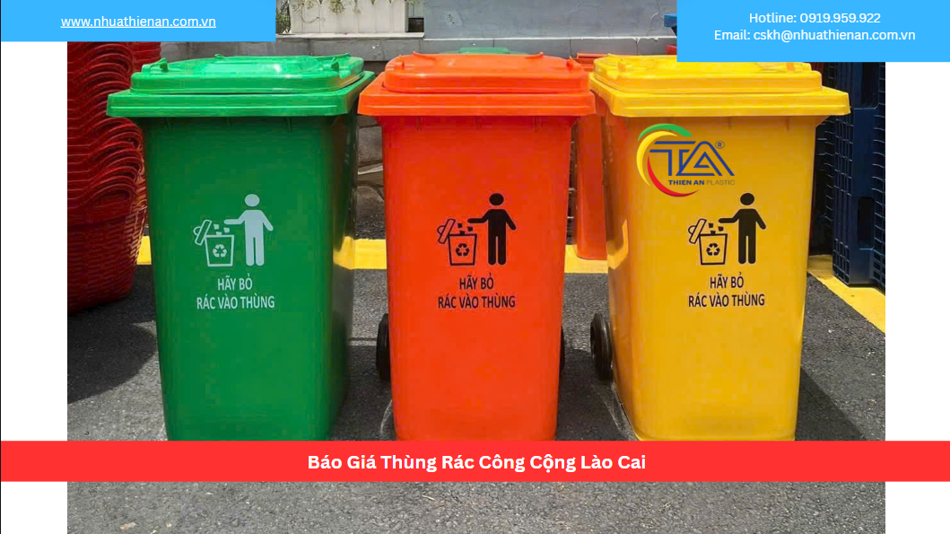 Báo Giá Thùng Rác Công Cộng Lào Cai