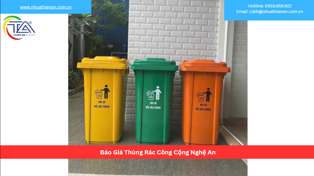 Báo Giá Thùng Rác Công Cộng Nghệ An