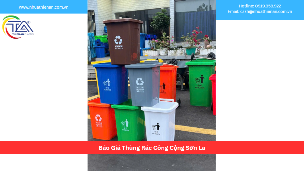 Báo Giá Thùng Rác Công Cộng Sơn La