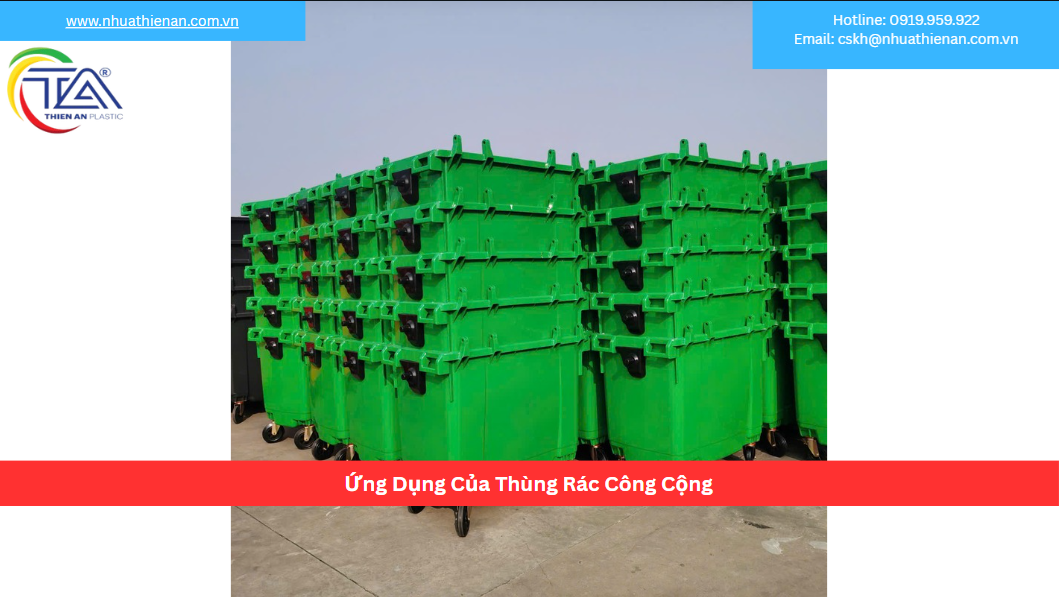 Ứng Dụng Của Thùng Rác Công Cộng