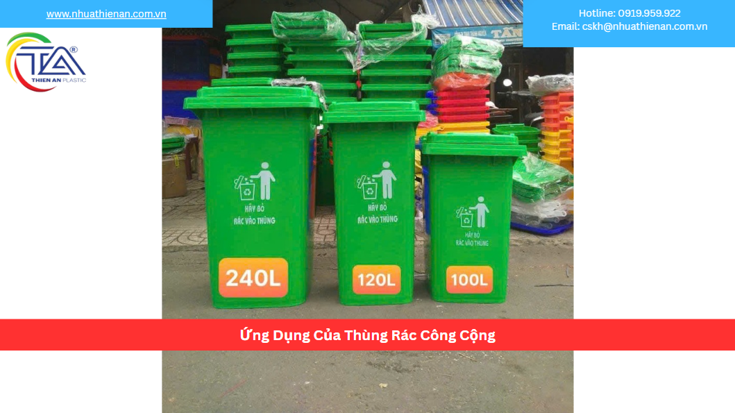 Ứng Dụng Của Thùng Rác Công Cộng