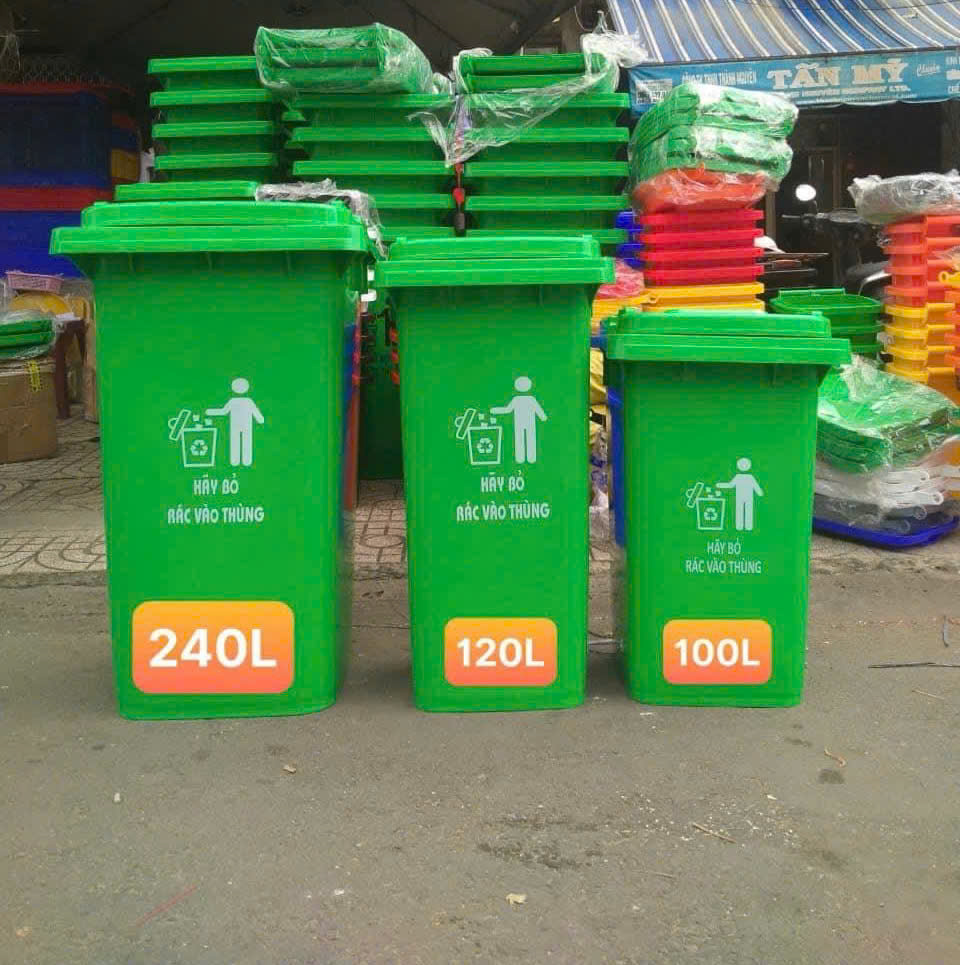 Thùng rác công nghiệp (60 - 1000 lít)