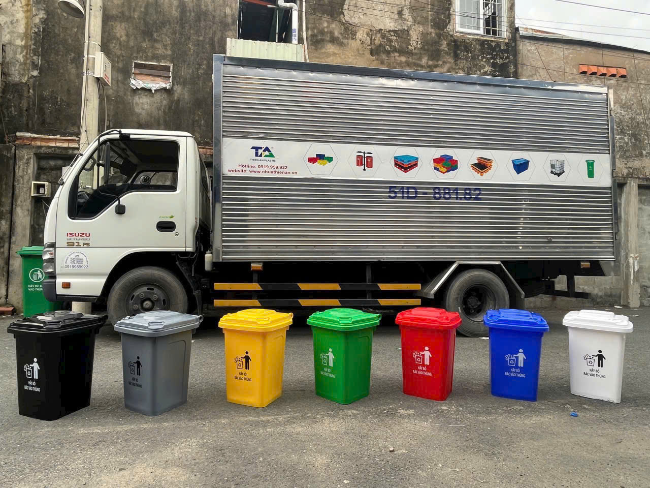 Báo Giá Thùng Rác Nhựa Tại TP.HCM