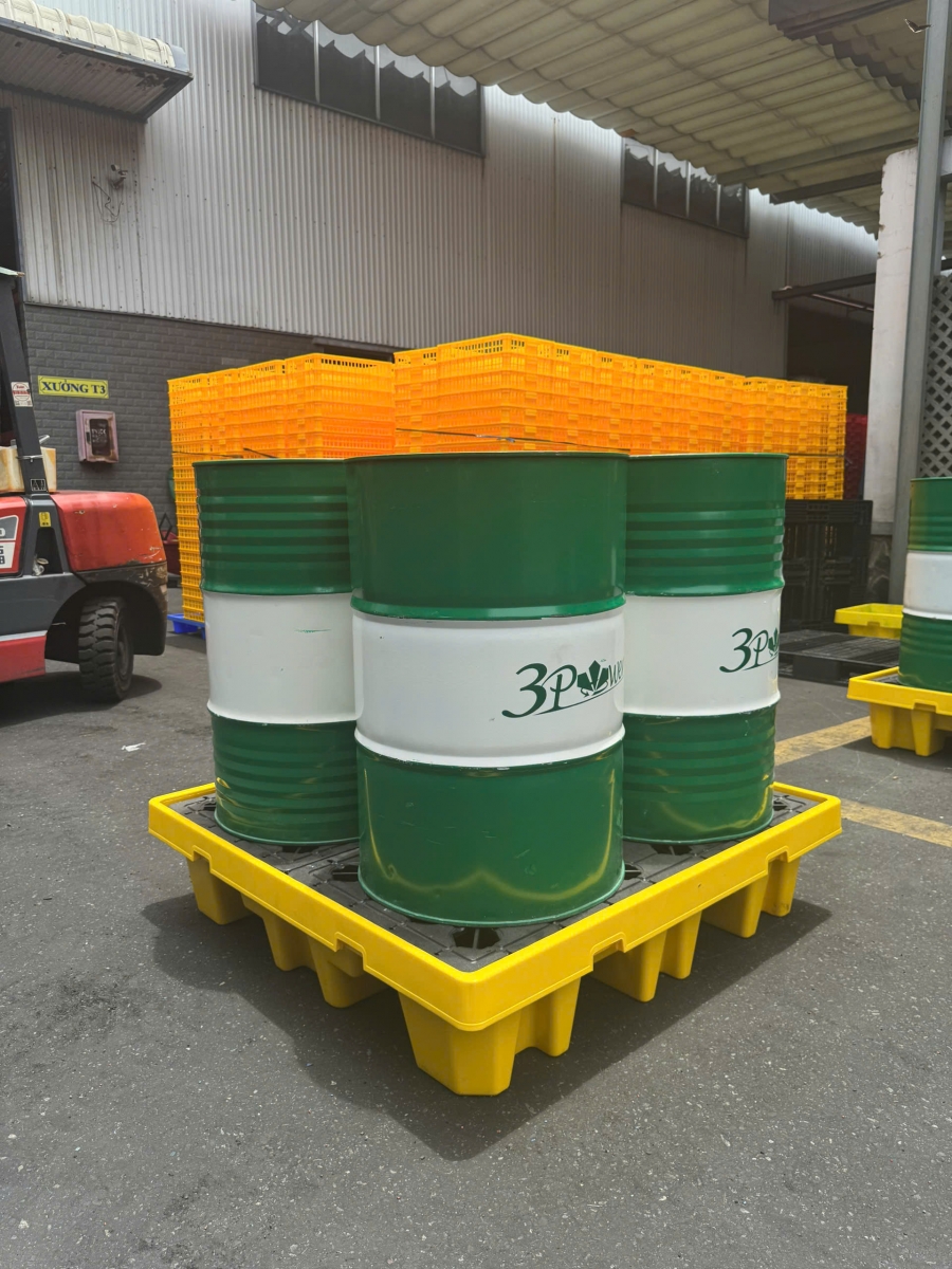 Pallet chống tràn 4 phuy