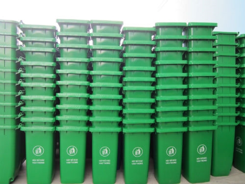 Thùng Rác Nhựa 240 Lít