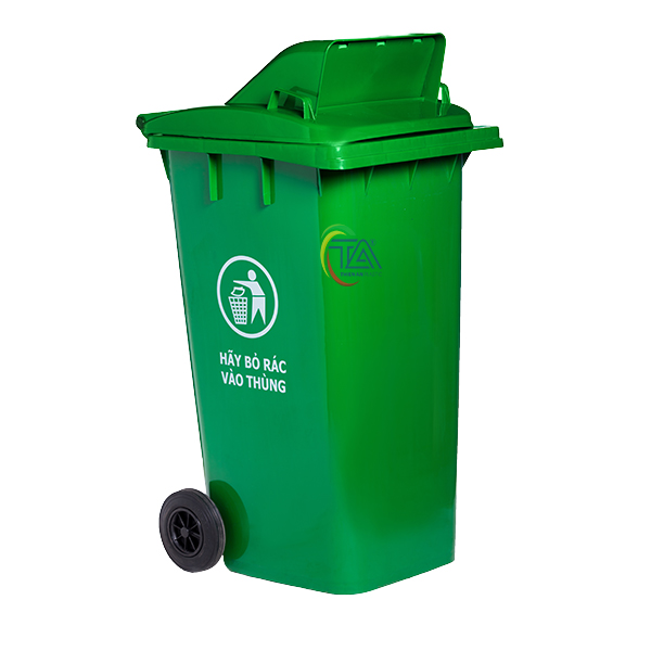 Thùng Rác Nhựa 240 Lít Nắp Hở