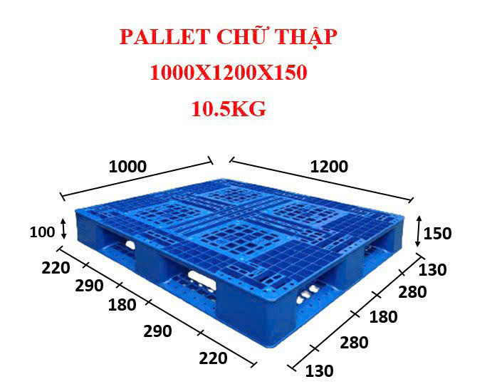 Báo Giá Pallet Nhựa Công Nghiệp An Giang