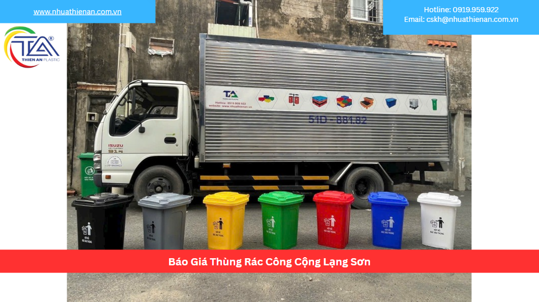 Báo Giá Thùng Rác Công Cộng Lạng Sơn
