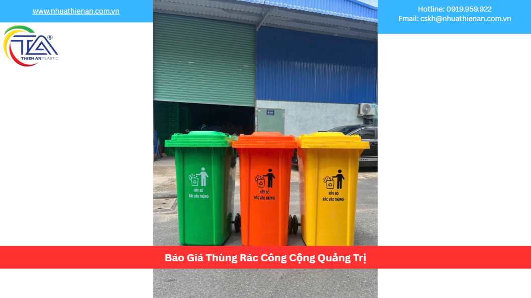 Báo Giá Thùng Rác Công Cộng Quảng Trị
